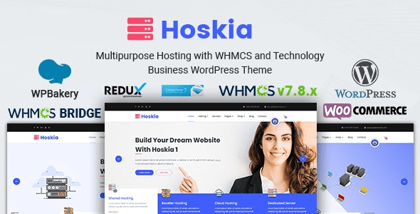 Hoskia v2.4 – Multipurpose Hosting with WHMCS Theme