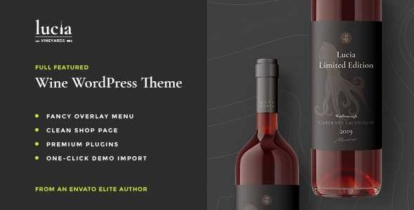 Lucia v1.0 – Wine WordPress Theme