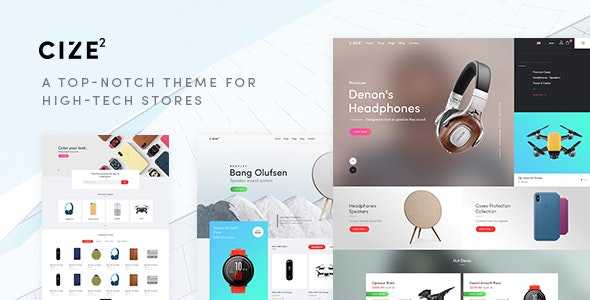 Cize v1.1.6 – A Top Notch Theme For High Tech Stores (RTL Supported)