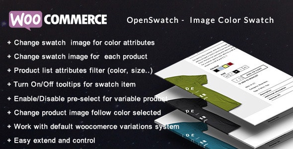 Openswatch v5.0 – Woocommerce variations image swatch