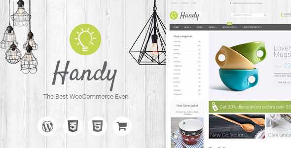 Handy v5.1.0 – Handmade Shop WordPress WooCommerce Theme