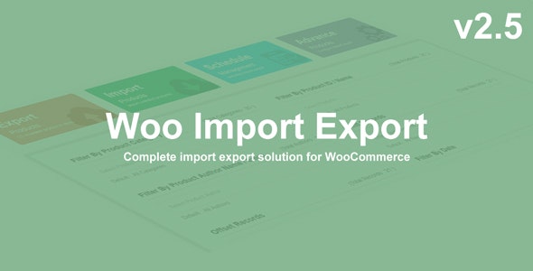 Woo Import Export v2.7.2