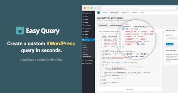 Easy Query Pro v2.2 – Visual Query Builder Plugin For WordPress