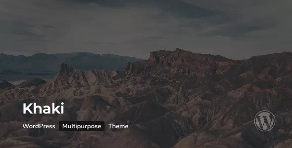 Khaki v2.0.5 – Responsive Multi-Purpose WordPress Theme
