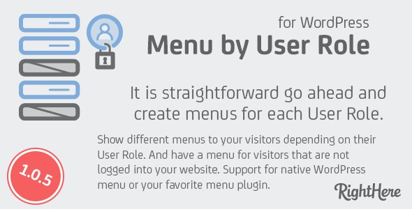 Menu by User Role for WordPress v1.0.5