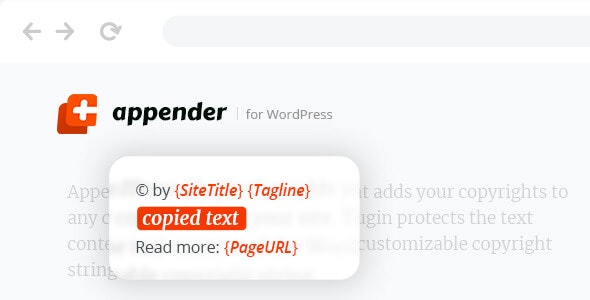 Appender v1.0.1 – Copycat Content Protection for WordPress