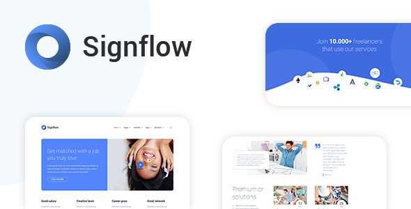 Signflow v1.4.7 – Ultra Modern Tech & Startup Theme