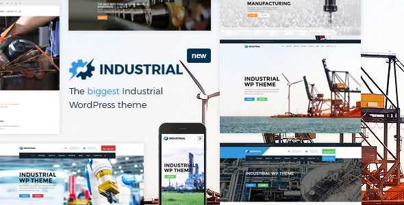 Industrial v1.4.5 – Factory Business WordPress Theme