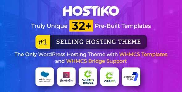 Hostiko v36.0.0 – WordPress WHMCS Hosting Theme