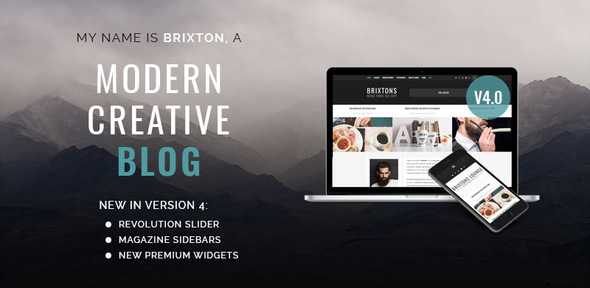 Brixton v5.3 – WordPress Blog Theme