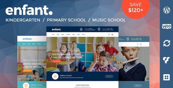 Enfant v3.1.6 – School and Kindergarten WordPress Theme