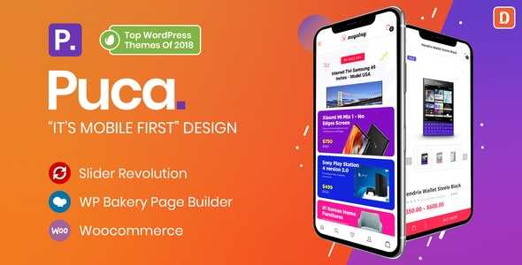 Puca v1.5.8 – Optimized Mobile WooCommerce Theme