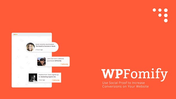 WPfomify WordPress Plugin v2.1.0