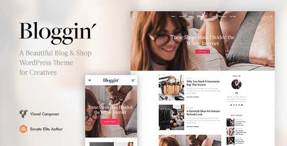 Blggn v1.4.0 – A Responsive Blog & Shop WordPress Theme
