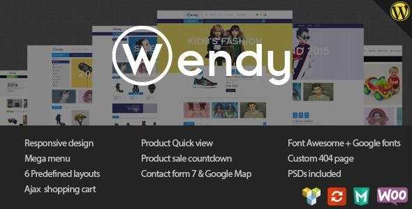 Wendy v1.6.3 – Multi Store WooCommerce Theme
