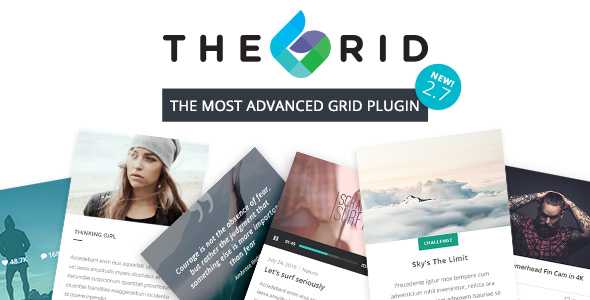 The Grid v2.7.4 – Responsive WordPress Grid Plugin