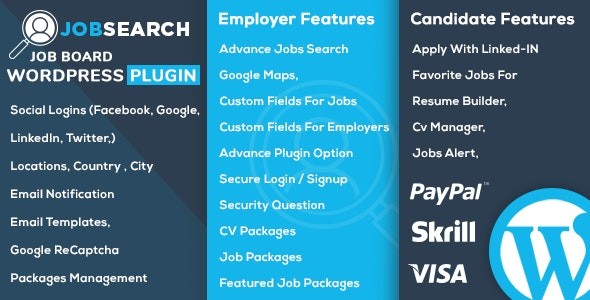 JobSearch – 1.3.9 – WP Job Board WordPress Plugin