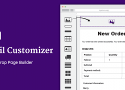 WooCommerce Email Customizer with Drag and Drop v1.5.12