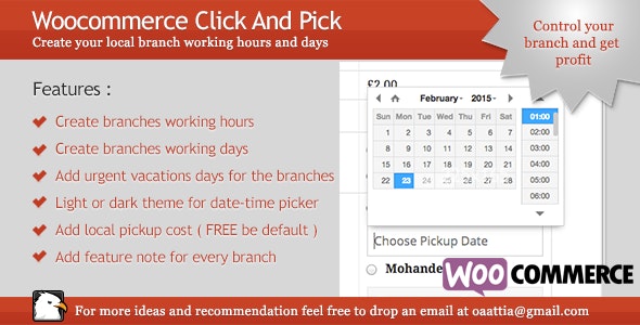 Woocommerce – Click And Pick ( Local Pickup ) v2.1.0
