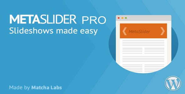 MetaSlider Pro v2.15.0 – WordPress Plugin