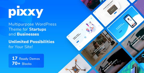 Pixxy v1.0.9 – App, Software & SaaS Startup WordPress