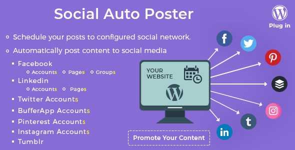 Social Auto Poster v3.1.7 – WordPress Plugin