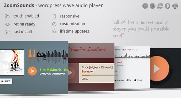 ZoomSounds v5.62 – WordPress Audio Player