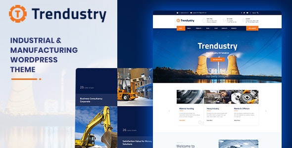 Trendustry v1.0.5 – Industrial & Manufacturing WordPress Theme