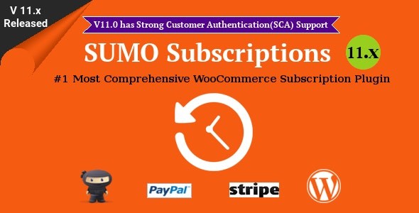 SUMO Subscriptions v11.1 – WooCommerce Subscription System