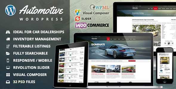 Automotive v11.8 – Car Dealership Business WordPress Theme