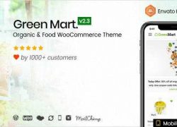 GreenMart v2.3.8 – Organic & Food WooCommerce WordPress Theme
