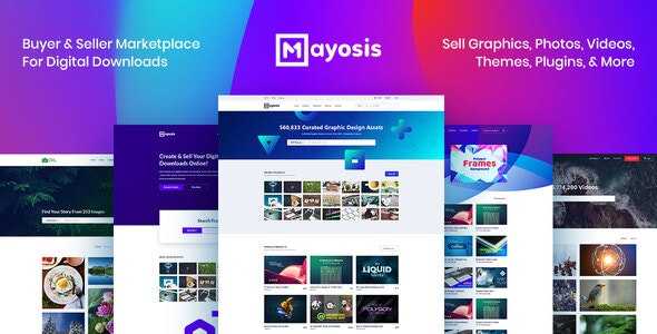 Mayosis v2.7.1 – Digital Marketplace WordPress Theme