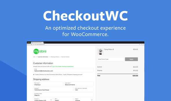 CheckoutWC v2.40.1 – Optimized Checkout Page for WooCommerce