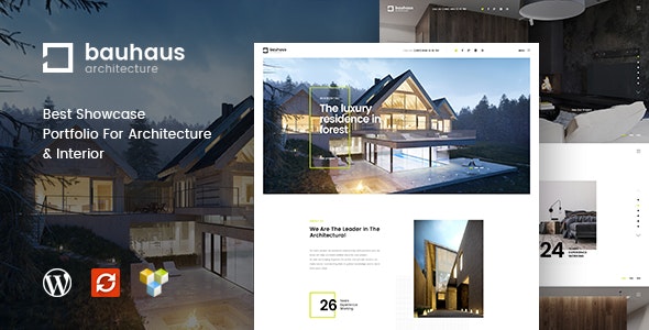Bauhaus v1.3.8 – Architecture & Interior WordPress Theme