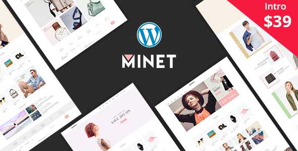 Minet v1.7 – Minimalist eCommerce WordPress Theme