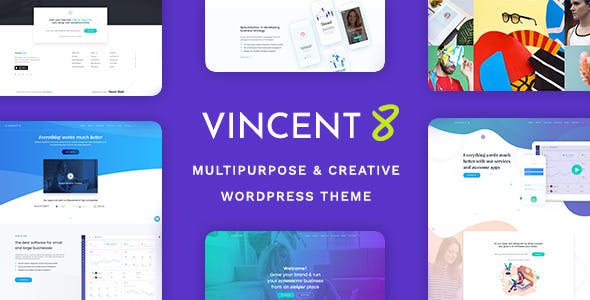 Vincent Eight v1.3 – Responsive Multipurpose WordPress Theme