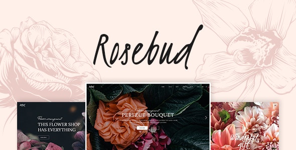 Rosebud v1.4 – Flower Shop and Florist WordPress Theme