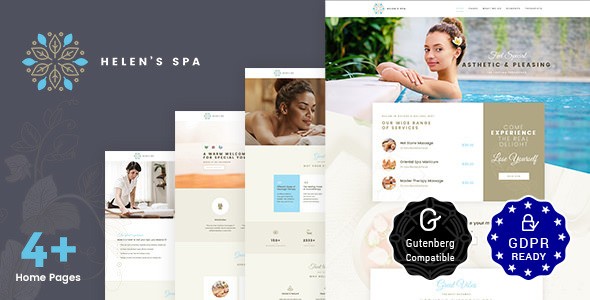 Helen’s Spa v1.8 – Beauty Spa, Health Spa & Wellness Theme