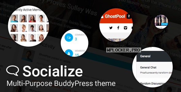 Socialize v2.40.2 – Multi-Purpose BuddyPress Theme