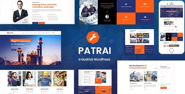 Patrai Industry v1.3 – Industrial WordPress
