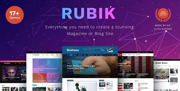 Rubik v1.7 – A Perfect Theme for Blog Magazine Website