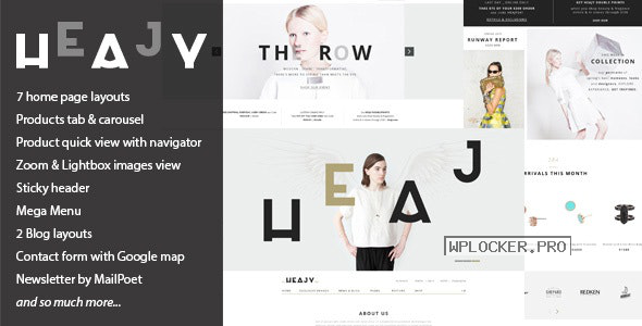 Heajy v1.3.5 – Handmade Fashion WordPress Theme