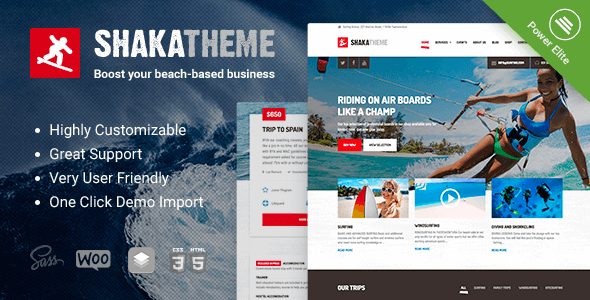 Shaka v1.13.0 – A beach business WordPress theme