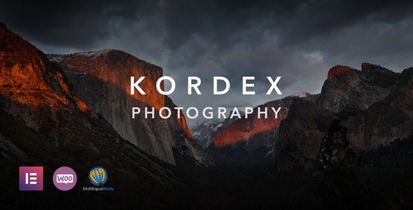 Kordex v2.3 – Photography Theme for WordPress