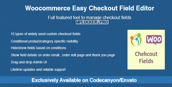 Woocommerce Easy Checkout Field Editor v2.2.4