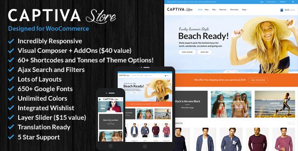 Captiva v2.3 – Responsive WordPress WooCommerce Theme