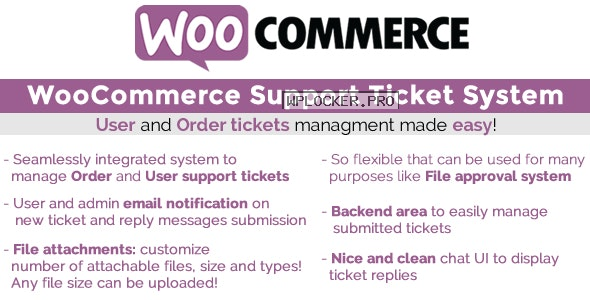WooCommerce Support Ticket System v1.3.3