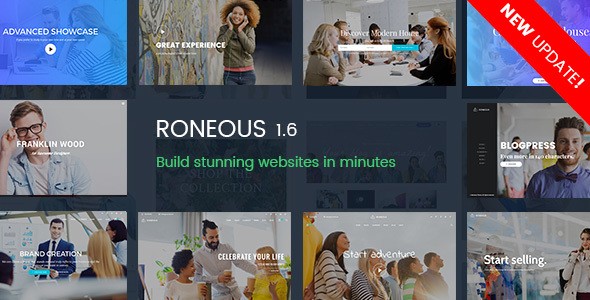 Roneous v1.7.2 – Creative Multi-Purpose WordPress Theme