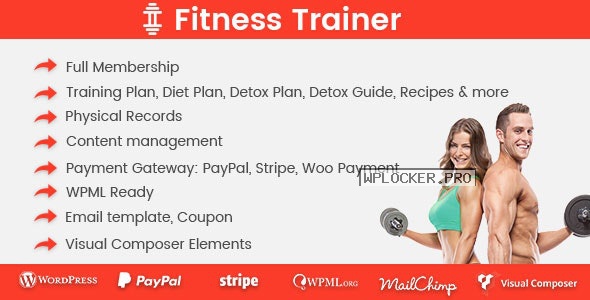 Fitness Trainer v1.5.4 – Training Membership Plugin