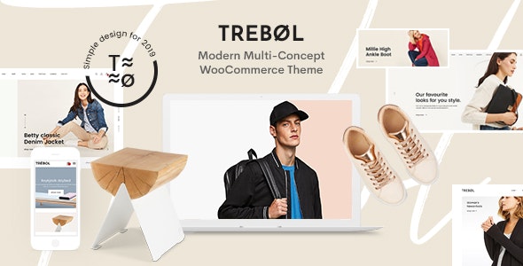 Trebol v1.0.6 – Minimal & Modern Multi-Concept WooCommerce Theme